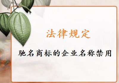 馳名商標(biāo)企業(yè)名稱禁用